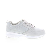 Propet Life Walker Sport WAA312L Womens Gray Leather Lifestyle Sneakers Shoes