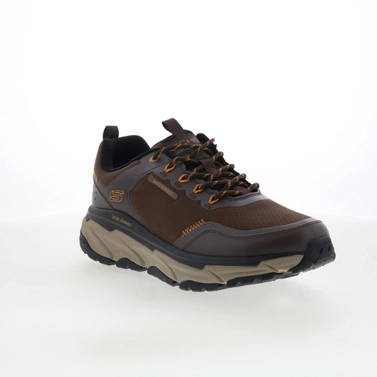 Skechers Waterproof D'Lux Journey - Slate Peak Mens Brown Athletic Shoes