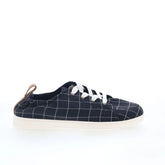 Spenco Windowpane SP1202BLK Womens Black Canvas Lifestyle Sneakers Shoes