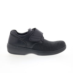 Propet Olivia WPRX25 Womens Black Leather Strap Lifestyle Sneakers Shoes