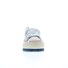 Diesel S-Principia Low W Womens Blue Canvas Lifestyle Sneakers Shoes