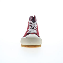 Diesel S-Principia Mid X Mens Red Suede Lifestyle Sneakers Shoes