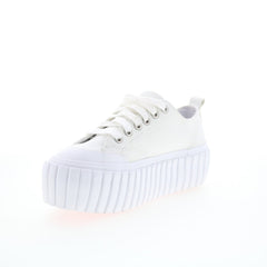 Diesel S-Hanami Low X Mens White Leather Lifestyle Sneakers Shoes