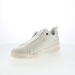 Pajar Yarina 75476 Mens White Leather Slip On Lifestyle Sneakers Shoes