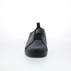 Pajar Yuron2 75490 Mens Black Leather Slip On Lifestyle Sneakers Shoes