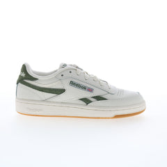 Reebok Club C Revenge Womens White Leather Lifestyle Sneakers Shoes