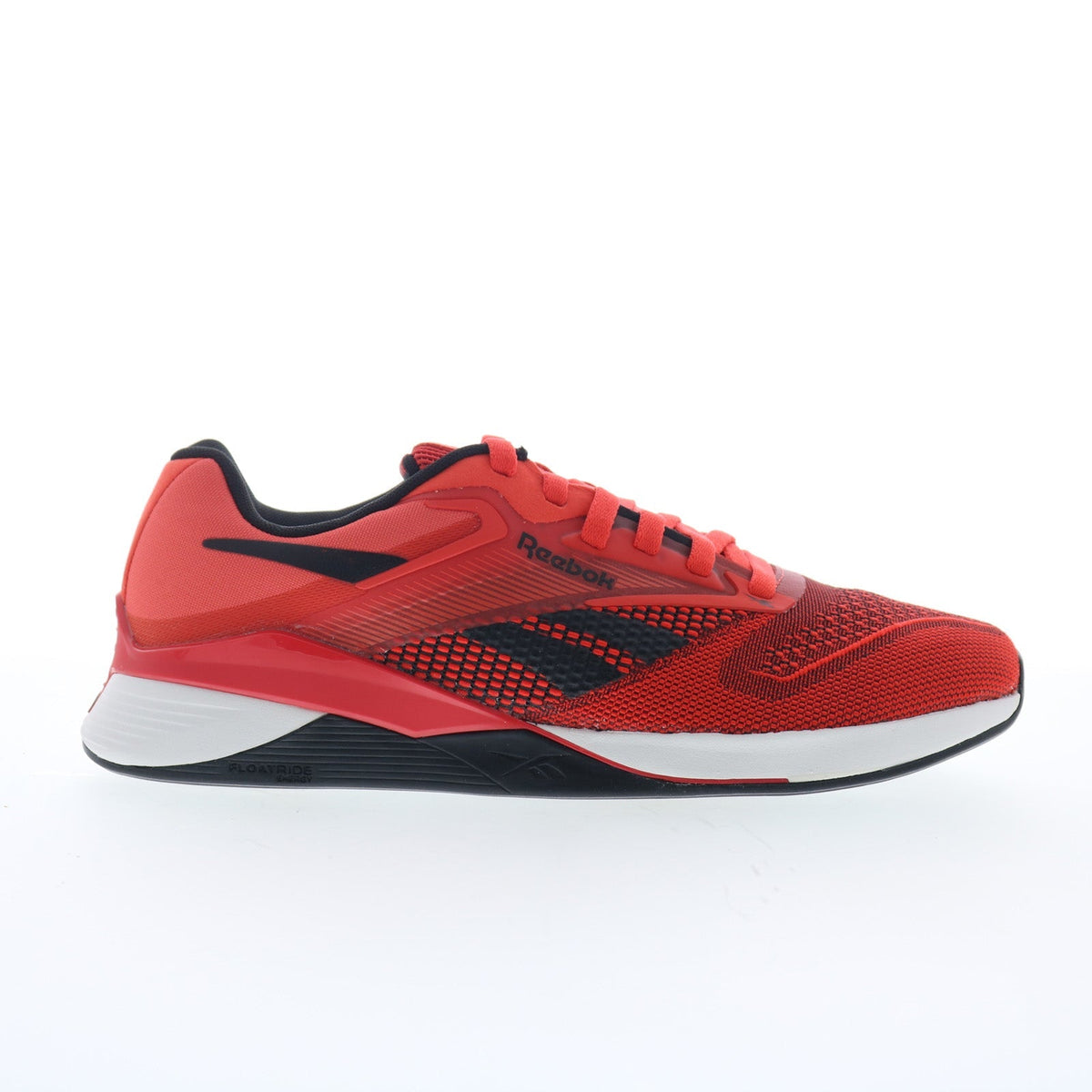 Reebok Nano X4 Mens Red Mesh Lace Up Athletic Cross Training Shoes