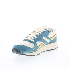 Reebok DL5000 Mens Beige Suede Lace Up Lifestyle Sneakers Shoes