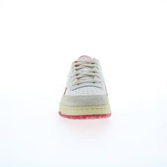 Reebok BB 4000 II Mens White Leather Lace Up Lifestyle Sneakers Shoes