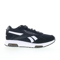 Reebok Glide DMX Womens Black Suede Lace Up Lifestyle Sneakers Shoes