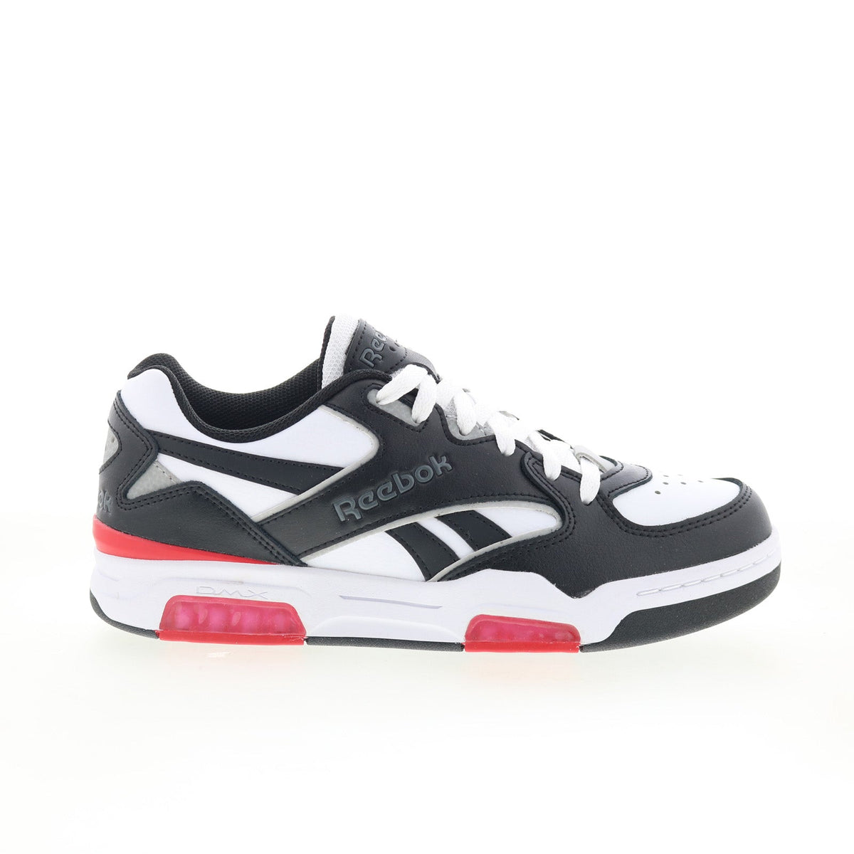 Reebok BB 4500 DMX Mens White Leather Lace Up Lifestyle Sneakers Shoes