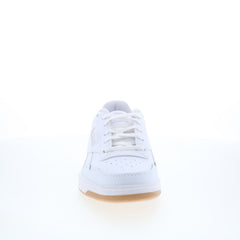 Reebok Court Advance Womens White Leather Lace Up Lifestyle Sneakers Shoes