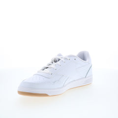 Reebok Court Advance Womens White Leather Lace Up Lifestyle Sneakers Shoes