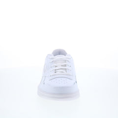 Reebok Court Advance Womens White Leather Lace Up Lifestyle Sneakers Shoes