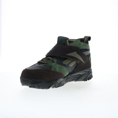 Reebok Preseason 94 Mens Black Suede Lace Up Lifestyle Sneakers Shoes