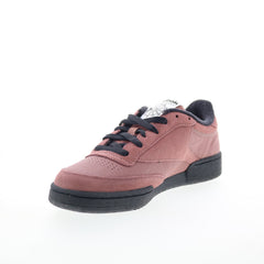 Reebok Club C 85 Mens Brown Suede Lace Up Lifestyle Sneakers Shoes