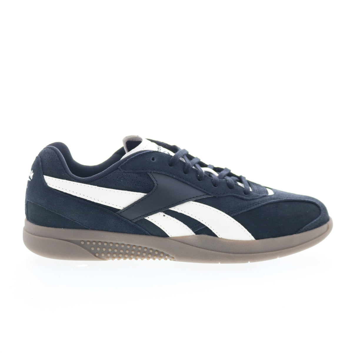 Reebok Hammer Street Mens Black Suede Lace Up Lifestyle Sneakers Shoes