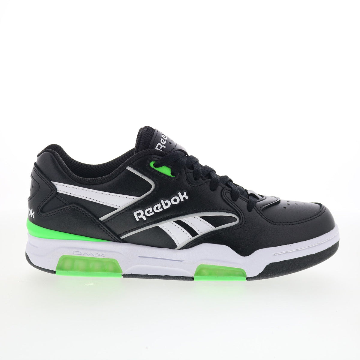 Reebok BB 4500 DMX Mens Black Leather Lace Up Lifestyle Sneakers Shoes