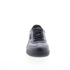 Reebok Campio XT Mens Black Leather Lace Up Lifestyle Sneakers Shoes
