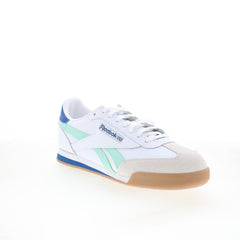 Reebok Campio XT Mens White Leather Lace Up Lifestyle Sneakers Shoes
