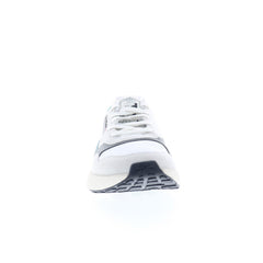 Reebok ERS World Mens White Suede Lace Up Lifestyle Sneakers Shoes