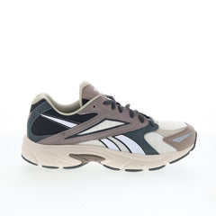 Reebok Road Prime Mens Beige Mesh Lace Up Lifestyle Sneakers Shoes
