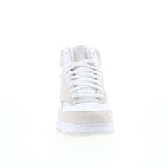 Reebok BB 4000 II Mid Mens White Suede Lace Up Lifestyle Sneakers Shoes