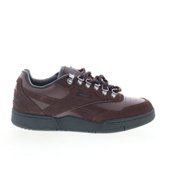 Reebok BB 4000 II Obey Mens Brown Suede Lace Up Lifestyle Sneakers Shoes