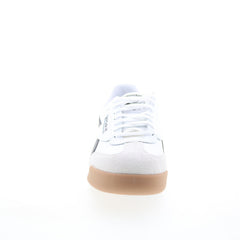 Reebok Campio XT Mens White Suede Lace Up Lifestyle Sneakers Shoes