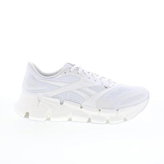 Reebok Floatzig 2 Mens White Canvas Lace Up Athletic Running Shoes