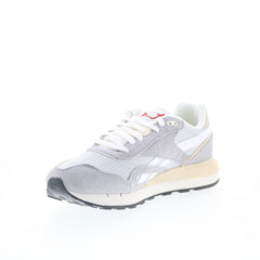 Reebok Classic Nylon 89 Mens Gray Suede Lace Up Lifestyle Sneakers Shoes