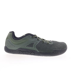 Reebok Nano Zero Mens Green Mesh Lace Up Athletic Cross Training Shoes