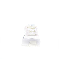 Reebok Glide Low Mens White Suede Lace Up Lifestyle Sneakers Shoes