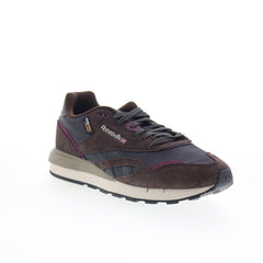 Reebok Classic Nylon 89 Mens Black Suede Lace Up Lifestyle Sneakers Shoes