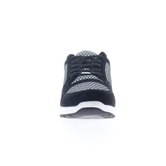 Drew Gemini 10296-19 Womens Black Wide Suede Lifestyle Sneakers Shoes