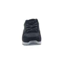 Drew Tuscany 10555-19 Mens Black Extra Wide Suede Lifestyle Sneakers Shoes