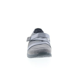 Drew Aster 14803-43 Womens Gray Hook & Loop Lifestyle Sneakers Shoes