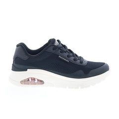 Skechers UNO Flex - Spring On Air Womens Black Lifestyle Sneakers Shoes