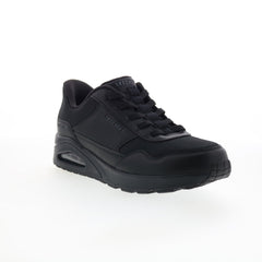 Skechers Uno - Banksia 183022-BBK Mens Black Lifestyle Sneakers Shoes