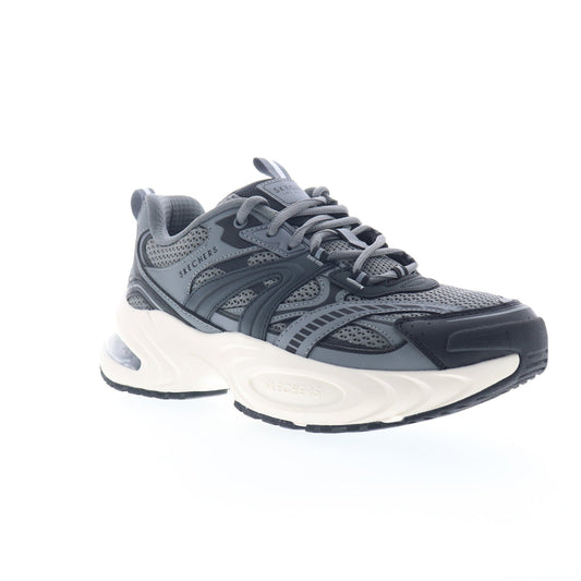 Skechers UNO Ryze - Scale Up 183199-BKGY Mens Gray Lifestyle Sneakers Shoes