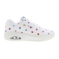 Skechers Uno Court Vexx Multi Moji Mens White Lifestyle Sneakers Shoes