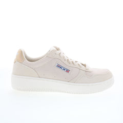Skechers Sport Court 2.0 - Smooth Sparkle Womens Beige Sneakers Shoes