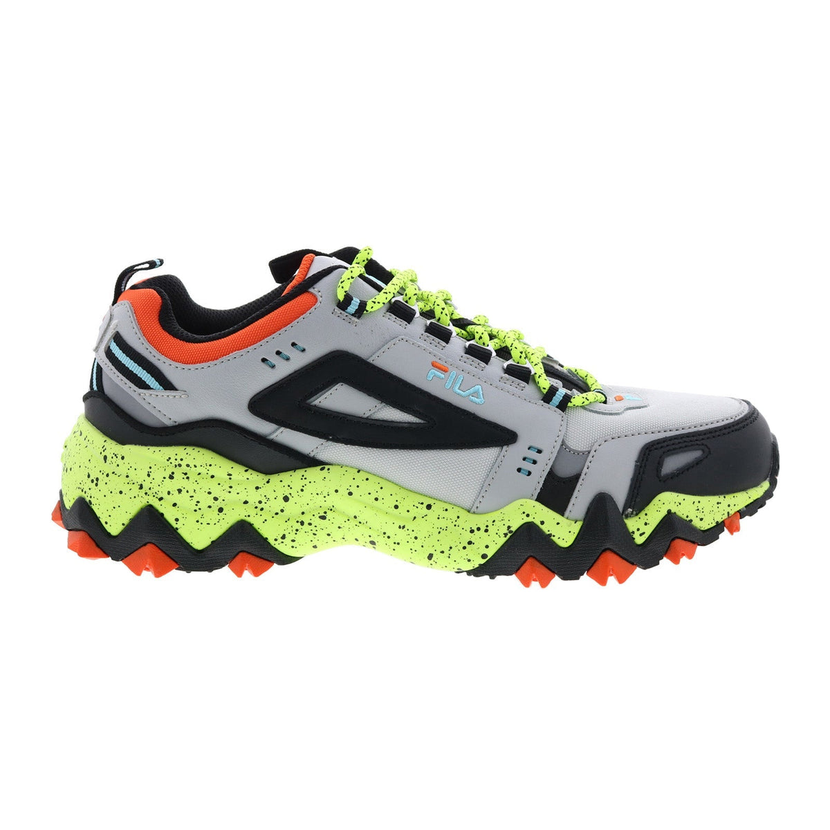 Fila Oakmont Trail 1JM01258-055 Mens Gray Leather Athletic Hiking Shoes