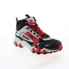 Fila Oakmont Trail Mid 1JM01276-014 Mens Black Leather Athletic Hiking Shoes