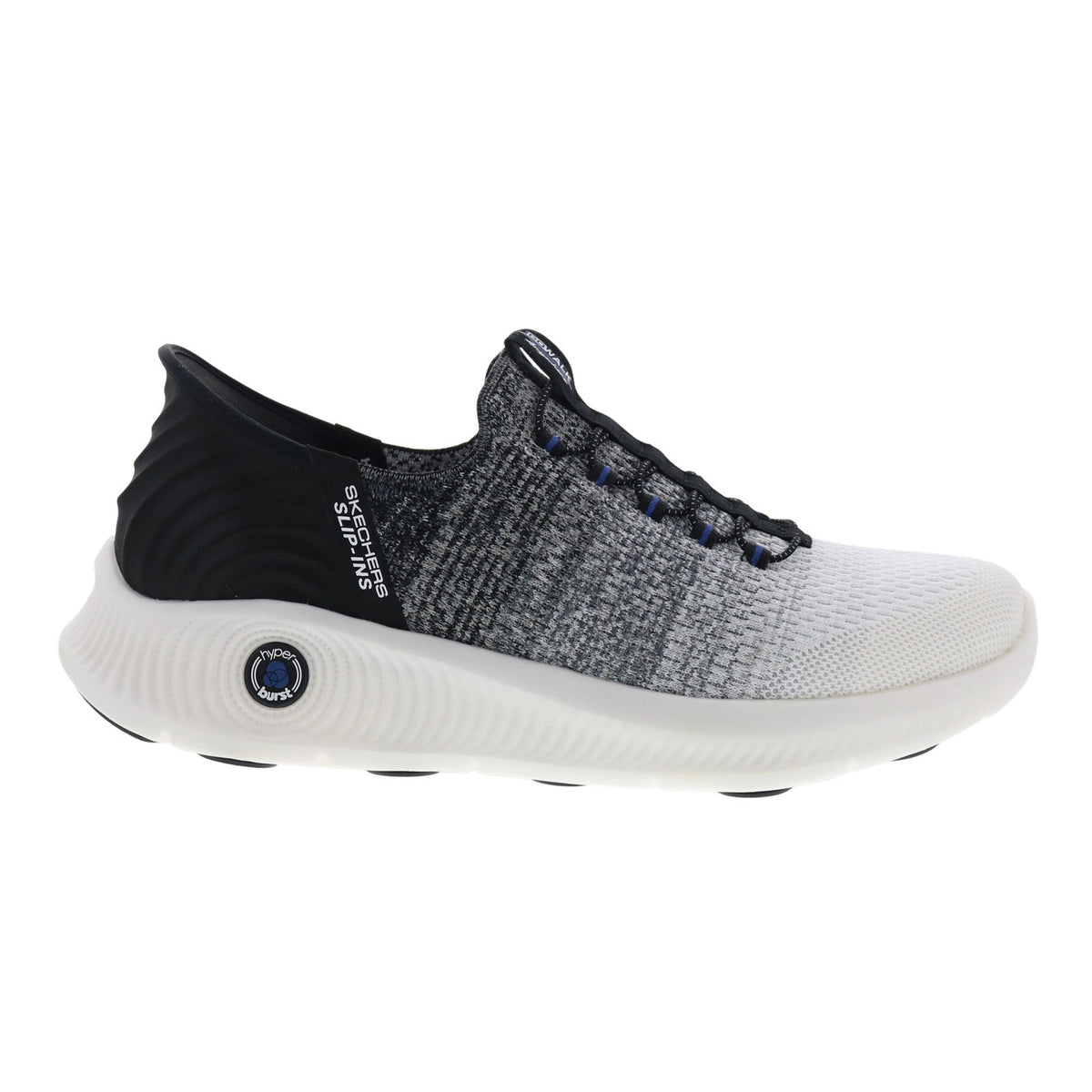 Skechers Go Walk Anywhere 216300-WBK Mens White Lifestyle Sneakers Shoes