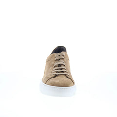 Johnston & Murphy 24-7242 Mens Brown Suede Lace Up Lifestyle Sneakers Shoes