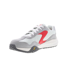 Skechers Court Frenz 246107-GYRD Mens Gray Suede Athletic Pickleball Shoes