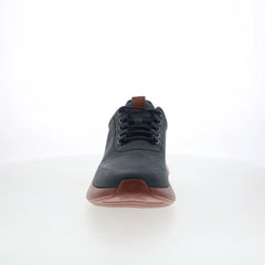 Johnston & Murphy 25-2227 Mens Black Leather Lifestyle Sneakers Shoes