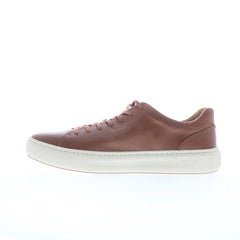 Johnston & Murphy 25-2766 Mens Brown Leather Lifestyle Sneakers Shoes