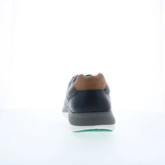 Johnston & Murphy 25-3821 Mens Black Leather Lifestyle Sneakers Shoes